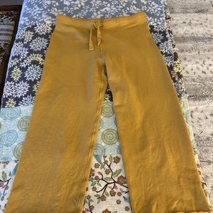 Frank & Eileen Catherine Favorite Sweatpant Triple Fleece mustard Size Small